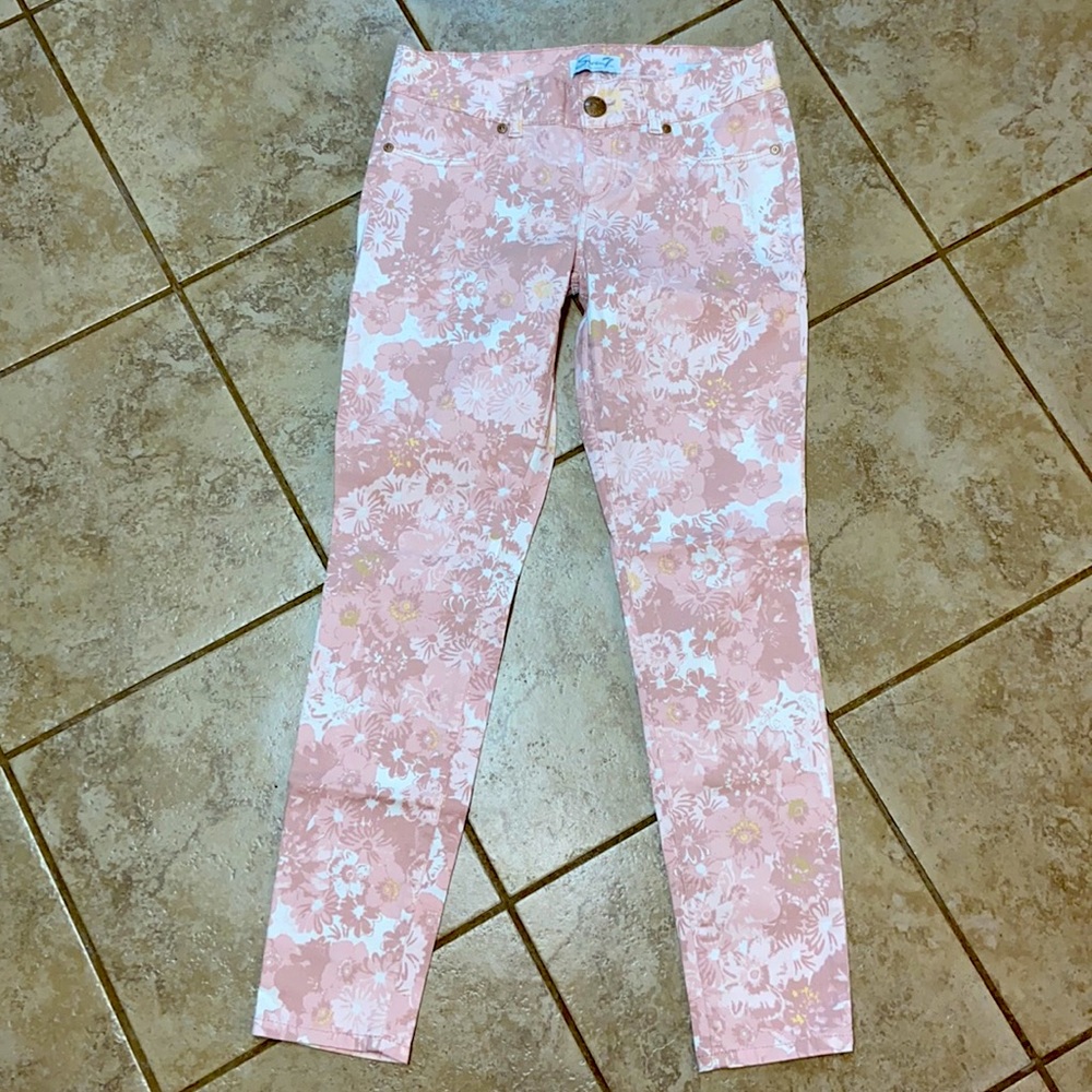 Seven7 Floral Blush Jeans